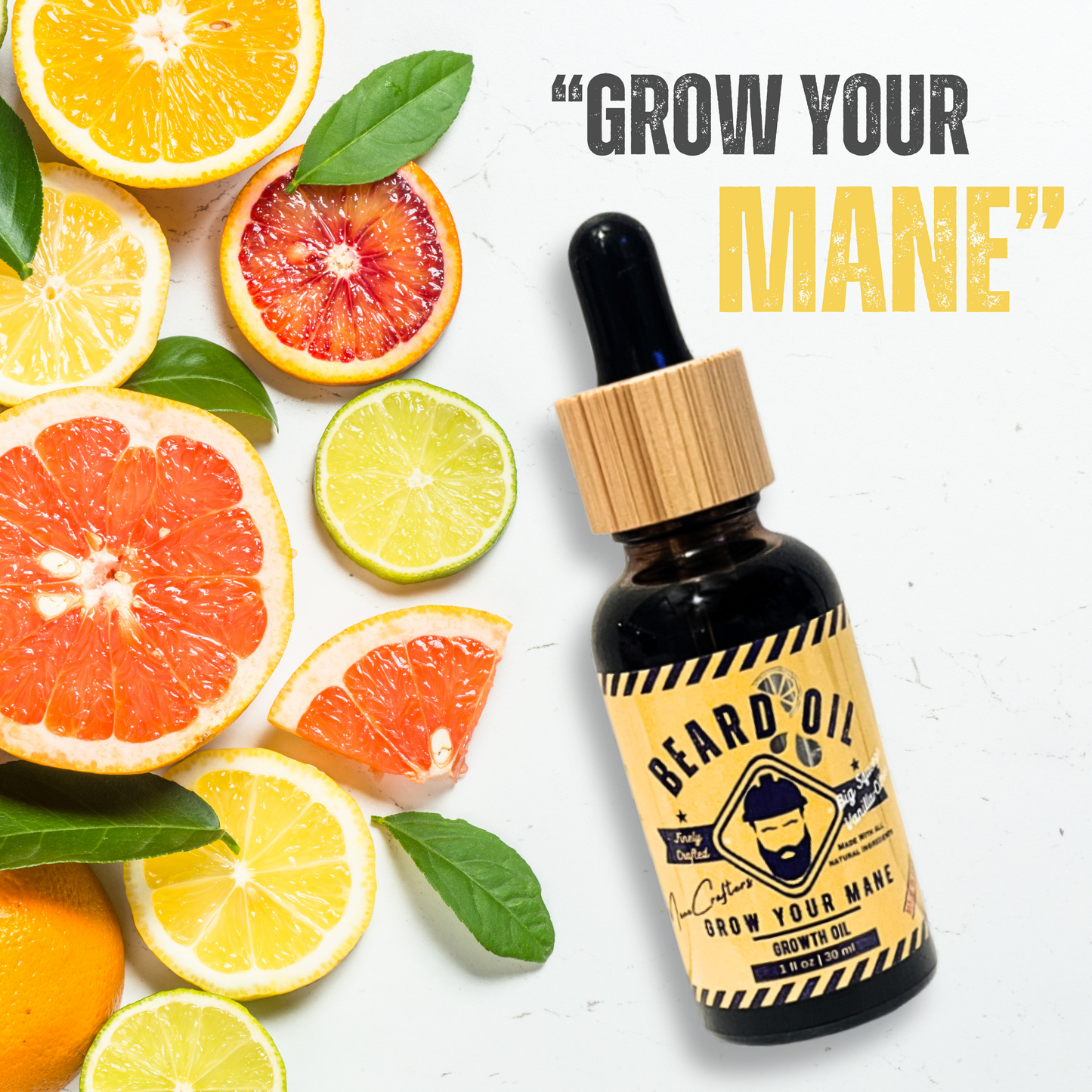 Trio Pack - Natural Beard Care Bundle - "Tame - Nourish - Grow"