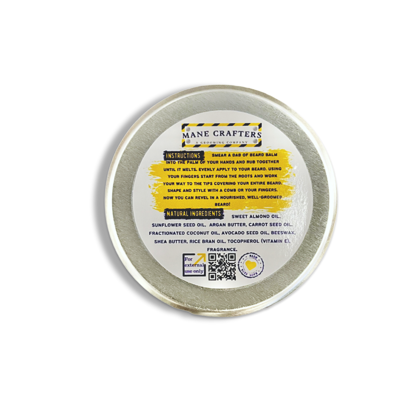 Beard Balm - Vanilla 1.5oz - "Tame Your Mane"