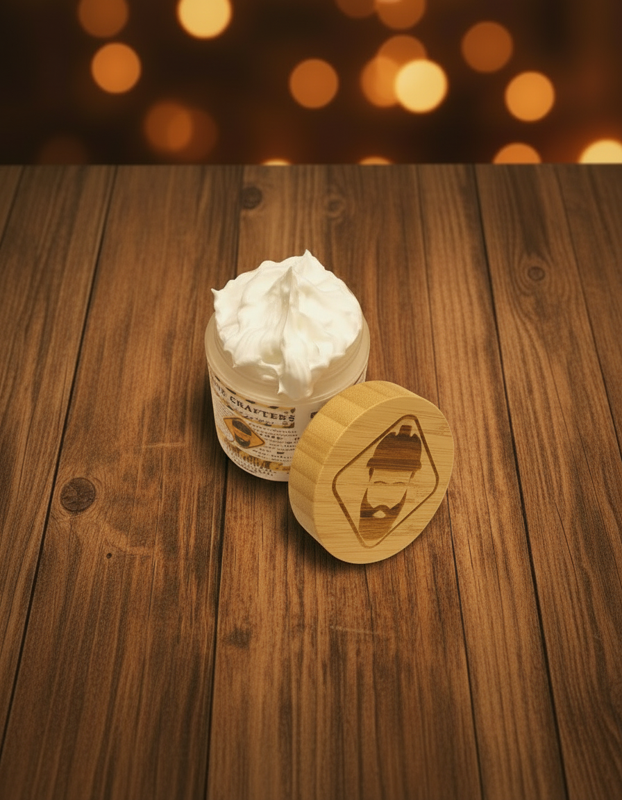 Lard Infused Beard Butter - Non Greasy - All Natural Scent (Unscented) 5.5 oz "Nourish Your Mane"